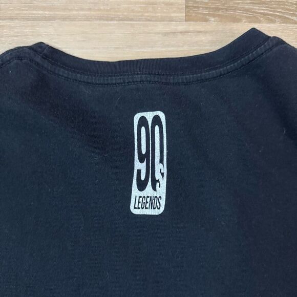 90s Legends Size Large TLC Lisa Left Eye Lopez Photo Graphic Tee Shirt Black - Picture 4 of 4